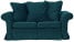 Inny kolor wybarwienia: ESTELLA 140 - turkusowa sofa dwuosobowa z funkcją spania