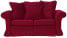 Inny kolor wybarwienia: ESTELLA 140 - czerwona sofa dwuosobowa z funkcją spania