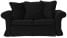 Inny kolor wybarwienia: ESTELLA 140 - czarna sofa dwuosobowa z funkcją spania