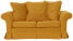 Inny kolor wybarwienia: ESTELLA 140 - żółta sofa dwuosobowa z funkcją spania