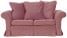 Inny kolor wybarwienia: ESTELLA 140 - różowa sofa dwuosobowa z funkcją spania