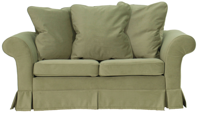 ESTELLA 140 - zielona sofa dwuosobowa z funkcją spania, 1000549