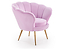Inny kolor wybarwienia: fotel fioletowy Amorino