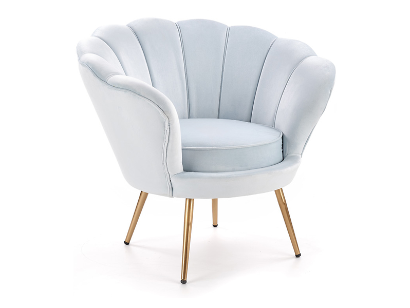 fotel jasnoniebieski Amorino, 1003630
