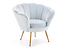 Inny kolor wybarwienia: fotel jasnoniebieski Amorino