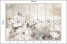Fototapeta Abstrakcyjne Kremowe Kwiaty do Salonu i Sypialni 350x256cm, 10039532