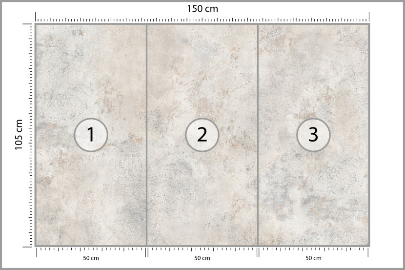 Fototapeta Betonowy Wzór do Salonu i Sypialni 150x105cm Loft, 10041642