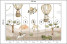 Fototapeta Zwierzęta Safari i Balony Dla Dzieci 350x256cm, 10043314