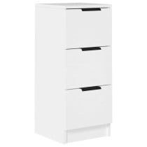 Szykowny kredens do jadalni Biały 30 x 30 x 70 cm Materiał drewnopochodny