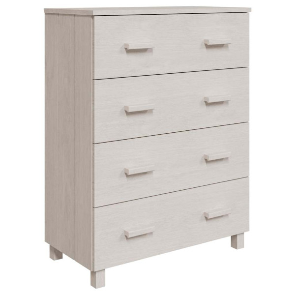 Szafka Biały 79 x 40 x 103.5 cm Lite drewno sosnowe vidaXL, 10058800