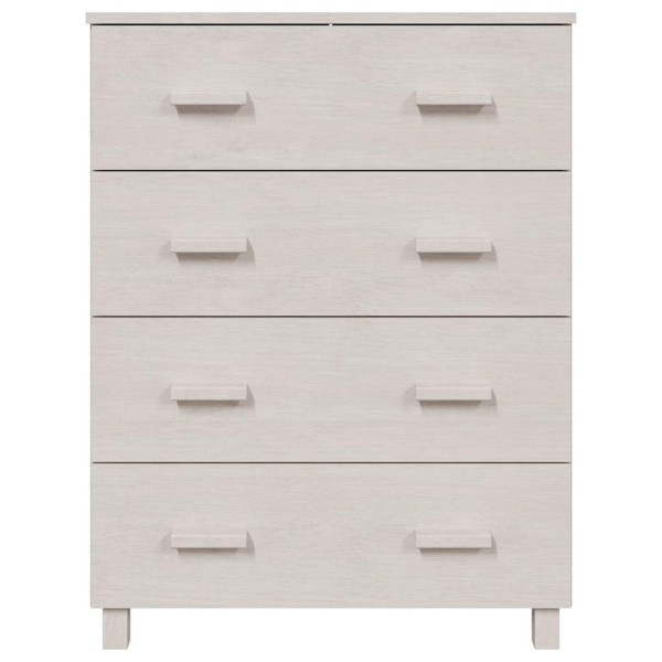 Szafka Biały 79 x 40 x 103.5 cm Lite drewno sosnowe vidaXL, 10058803
