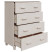 Szafka Biały 79 x 40 x 103.5 cm Lite drewno sosnowe vidaXL, 10058804