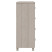Szafka Biały 79 x 40 x 103.5 cm Lite drewno sosnowe vidaXL, 10058805