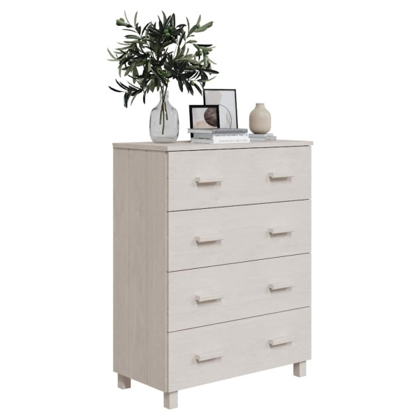 Szafka Biały 79 x 40 x 103.5 cm Lite drewno sosnowe vidaXL, 10058806