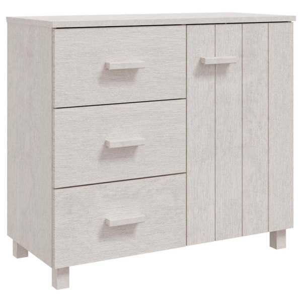 Szafka Biały 90 x 40 x 80 cm Lite drewno sosnowe vidaXL, 10058820
