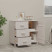 Szafka Biały 90 x 40 x 80 cm Lite drewno sosnowe vidaXL, 10058822