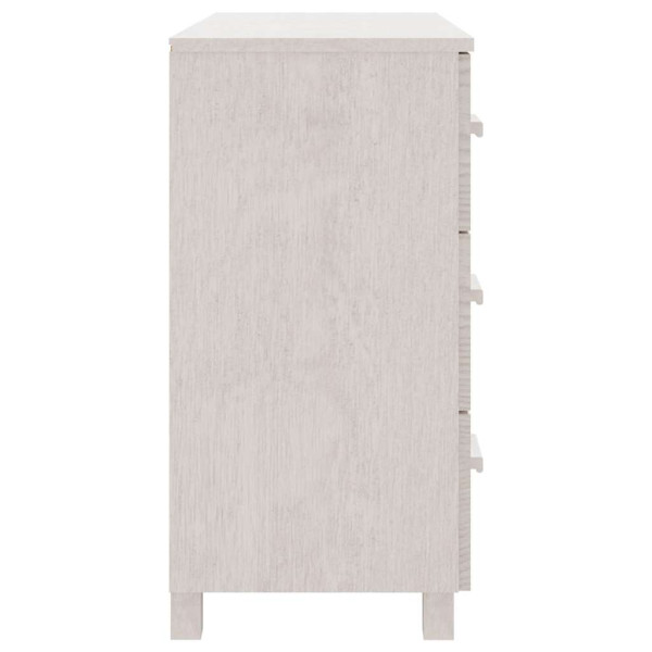 Szafka Biały 90 x 40 x 80 cm Lite drewno sosnowe vidaXL, 10058825