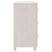 Szafka Biały 90 x 40 x 80 cm Lite drewno sosnowe vidaXL, 10058825