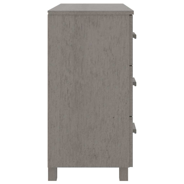 Szafka Szary 90 x 40 x 80 cm Lite drewno sosnowe vidaXL, 10058845