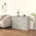 Komoda Szary 91 x 29.5 x 65 cm Materiał drewnopochodny vidaXL, 10058851