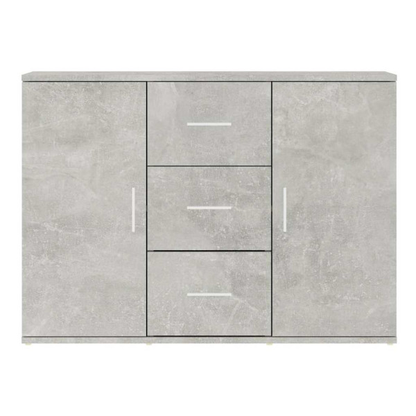 Komoda Szary 91 x 29.5 x 65 cm Materiał drewnopochodny vidaXL, 10058854
