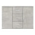 Komoda Szary 91 x 29.5 x 65 cm Materiał drewnopochodny vidaXL, 10058854