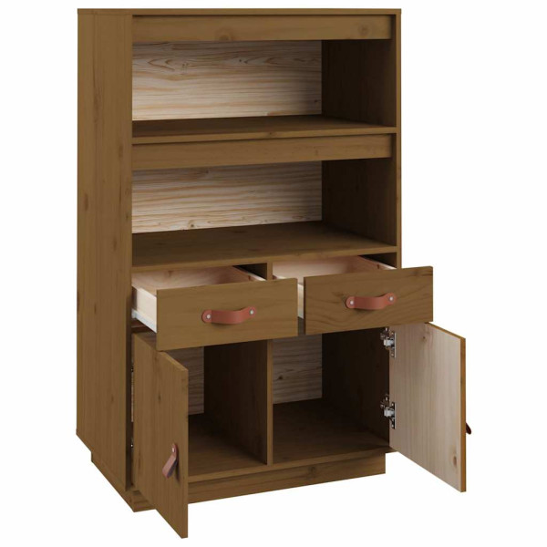 VidaXL Kredens miodowy brąz 67x40x108,5 cm, 10060745