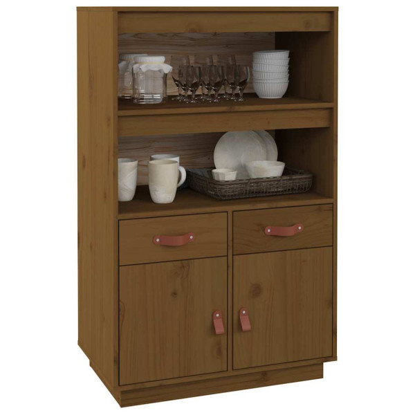 VidaXL Kredens miodowy brąz 67x40x108,5 cm, 10060747