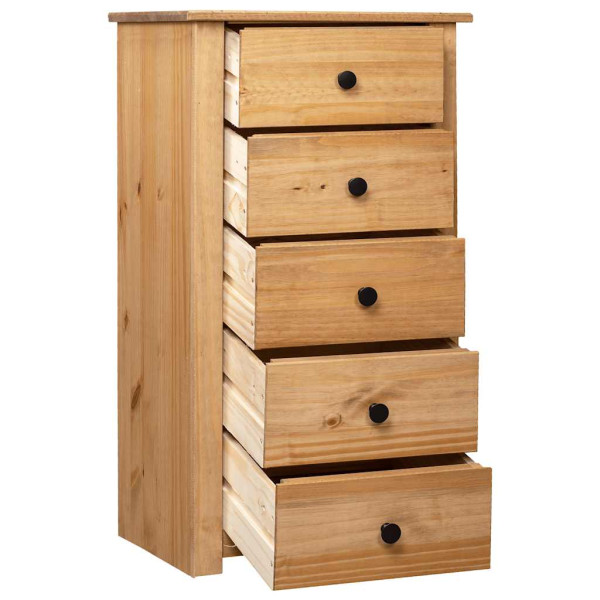 Szafka Brąz 46 x 40 x 89 cm Lite drewno sosnowe vidaXL, 10063436