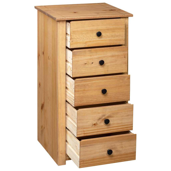 Szafka Brąz 46 x 40 x 89 cm Lite drewno sosnowe vidaXL, 10063439