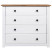Szafka boczna Biały 80 x 40 x 73 cm Lite drewno sosnowe vidaXL, 10063446