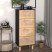 Komoda Czarny 40 x 30 x 90 cm Lite drewno sosnowe vidaXL, 10063453
