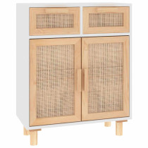 Produkt: Komoda Biały 60 x 30 x 75 cm Lite drewno sosnowe vidaXL