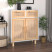 Komoda Biały 60 x 30 x 75 cm Lite drewno sosnowe vidaXL, 10063462