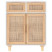 Komoda Biały 60 x 30 x 75 cm Lite drewno sosnowe vidaXL, 10063464
