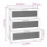 Komoda Czarny 60 x 30 x 70 cm Lite drewno sosnowe vidaXL, 10063478