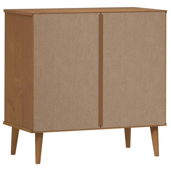 Szafka z szufladami Brąz 80 x 40 x 80 cm Lite drewno sosnowe vidaXL, 10063484