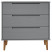 Szafka z szufladami Szary 80 x 40 x 80 cm Lite drewno sosnowe vidaXL, 10063491