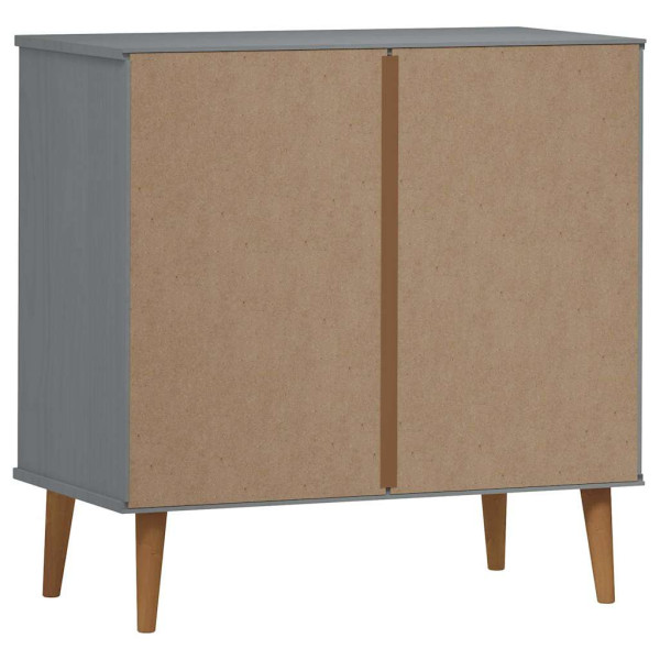 Szafka z szufladami Szary 80 x 40 x 80 cm Lite drewno sosnowe vidaXL, 10063493