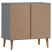 Szafka z szufladami Szary 80 x 40 x 80 cm Lite drewno sosnowe vidaXL, 10063493