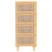 Komoda Brąz 40 x 30 x 90 cm Lite drewno sosnowe vidaXL, 10063506