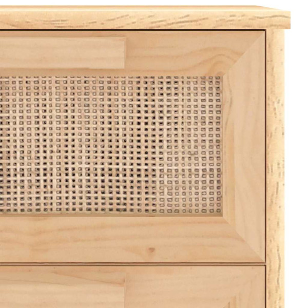 Komoda Brąz 40 x 30 x 90 cm Lite drewno sosnowe vidaXL, 10063508