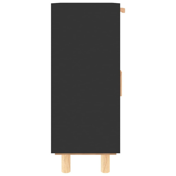 Komoda Czarny 60 x 30 x 75 cm Lite drewno sosnowe vidaXL, 10063561