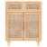 Komoda Brąz 60 x 30 x 75 cm Lite drewno sosnowe vidaXL, 10063583
