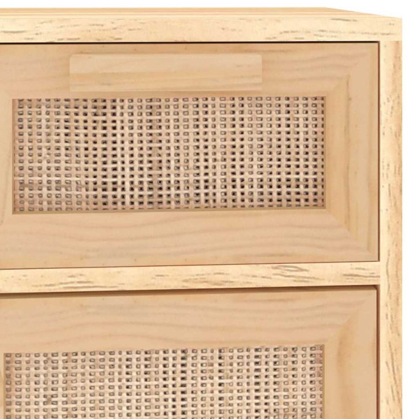 Komoda Brąz 60 x 30 x 75 cm Lite drewno sosnowe vidaXL, 10063586