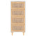 Komoda Biały 40 x 30 x 90 cm Lite drewno sosnowe vidaXL, 10063601