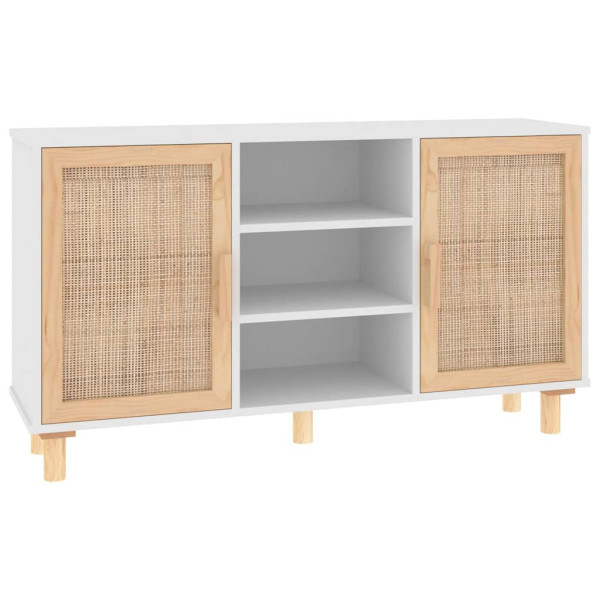 Szafka Biały 105 x 30 x 60 cm Lite drewno sosnowe vidaXL, 10063628