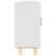 Szafka Biały 105 x 30 x 60 cm Lite drewno sosnowe vidaXL, 10063633