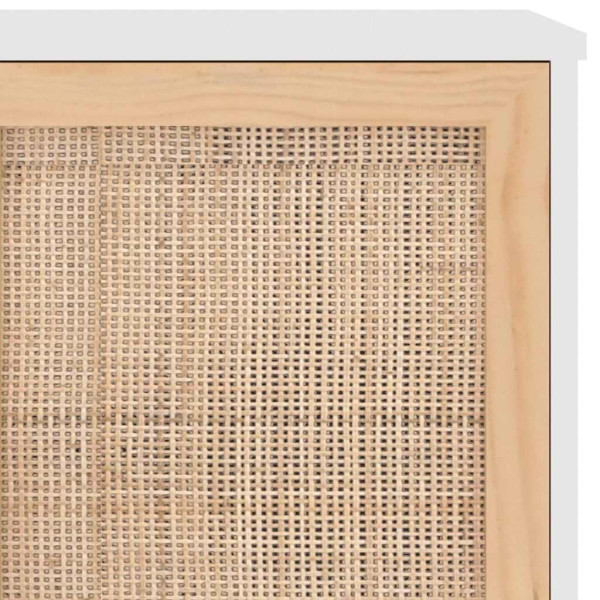Szafka Biały 105 x 30 x 60 cm Lite drewno sosnowe vidaXL, 10063634