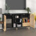 Szafka Czarny 105 x 30 x 60 cm Lite drewno sosnowe vidaXL, 10063658